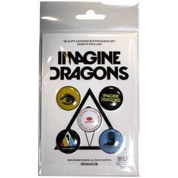 Merch Imagine Dragons: Súprava Odznakov Enemy