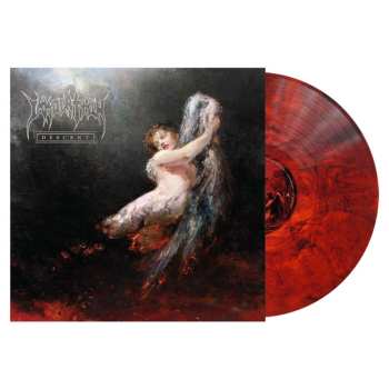 LP Immolation: Descent (indie Exclusive Edition) (transparent Red/black Marbled Vinyl)
