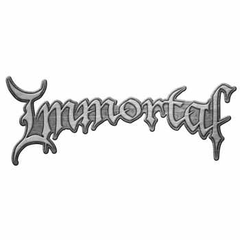 Merch Immortal: Odznak Logo Immortal Oceľ
