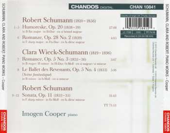 CD Robert Schumann: Sonate, Op. 11 • Romanze • Humoreske • Romance • Le Ballet Des Revenants