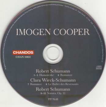 CD Robert Schumann: Sonate, Op. 11 • Romanze • Humoreske • Romance • Le Ballet Des Revenants