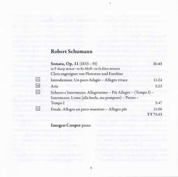 CD Robert Schumann: Sonate, Op. 11 • Romanze • Humoreske • Romance • Le Ballet Des Revenants