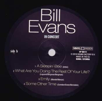LP Bill Evans: In Concert - Autumn Leaves