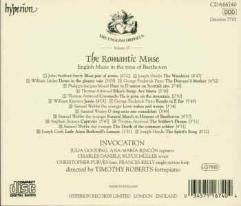 CD Invocation: The Romantic Muse: English Music In The Time Of Beethoven