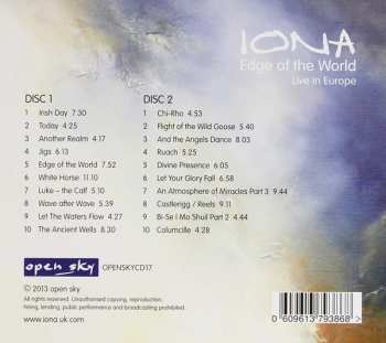 2CD Iona: Edge Of The World (Live In Europe)