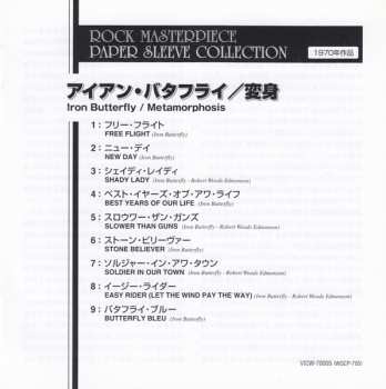 CD Iron Butterfly: Metamorphosis LTD