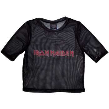 Merch Iron Maiden: Dámske Crop Top Logo Iron Maiden