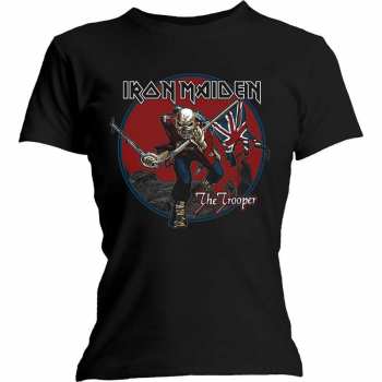 Merch Iron Maiden: Dámské Tričko Trooper Red Sky  S