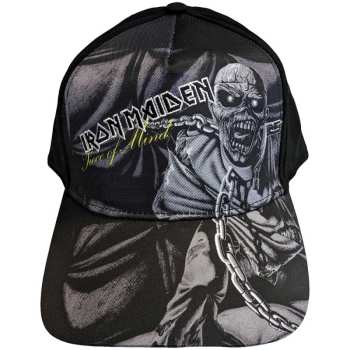 Merch Iron Maiden: Iron Maiden Unisex Baseball Cap: Piece Of Mind Greyscale