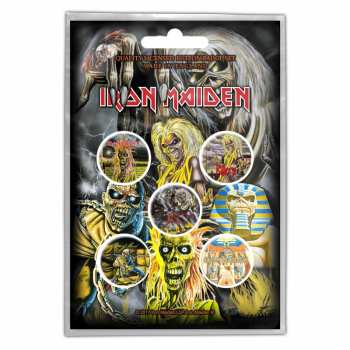 Merch Iron Maiden: Súprava Odznakov Early Albums 