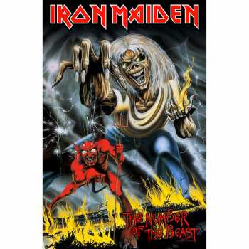 Merch Iron Maiden: Textilný plagát Number Of The Beast