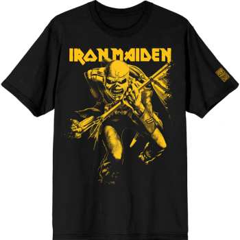 Merch Iron Maiden: Tričko 50 Trooper Crop Yellow