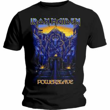 Merch Iron Maiden: Tričko Dark Ink Powerslaves 