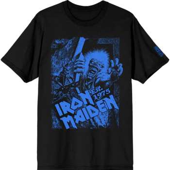 Merch Iron Maiden: Tričko Est. 1975 No Prayer Grave Blue