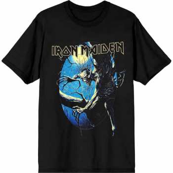 Merch Iron Maiden: Tričko Fear Of The Dark Oval Eddie Moon