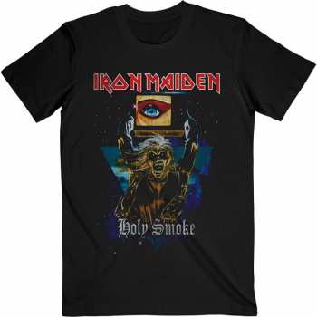 Merch Iron Maiden: Tričko Holy Smoke Space Triangle 
