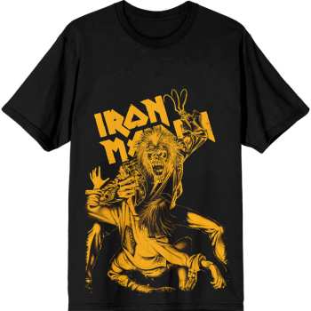 Merch Iron Maiden: Tričko No Prayer Claw Jumbo Yellow