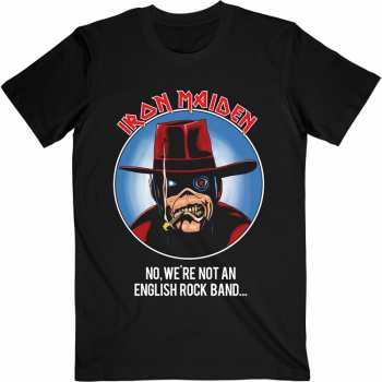 Merch Iron Maiden: Tričko Not An English Rock Band 