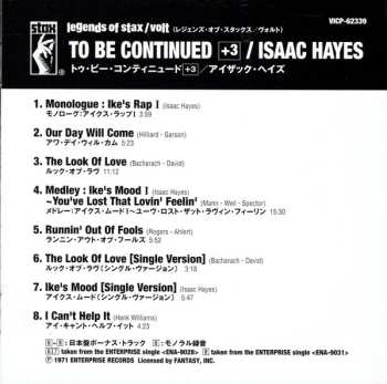CD Isaac Hayes: ...To Be Continued +3