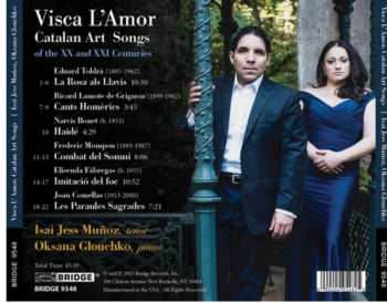 CD Isai Jess Munoz: Visca L'Amor (Catalan Art Songs Of The XX And XXI Centuries)