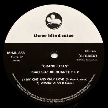 LP Isao Suzuki Quartet: Orang-Utan LTD