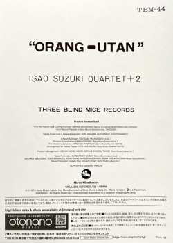 LP Isao Suzuki Quartet: Orang-Utan LTD