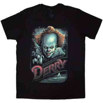 Merch It: It Unisex T-shirt: Pennywise Derry  (small) S