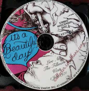 2CD It's A Beautiful Day: Live At The Fillmore West (The Fillmore 1 July 1971)