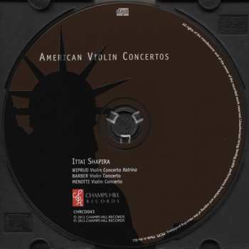 CD Ittai Shapira: American Violin Concertos