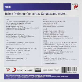 9CD Itzhak Perlman: Concerto, Sonatas and more...