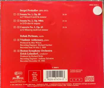 CD Sergei Prokofiev: Concerto No. 2 / Violin Sonatas