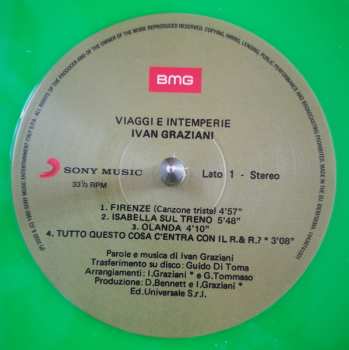 LP Ivan Graziani: Viaggi E Intemperie CLR | LTD