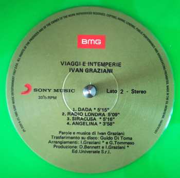 LP Ivan Graziani: Viaggi E Intemperie CLR | LTD