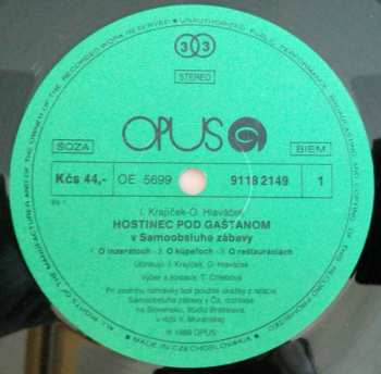 LP Ivan Krajíček: Hostinec Pod Gaštanom V Samoobsluhe Zábavy