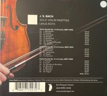 CD Johann Sebastian Bach: Solo Violin Partitas