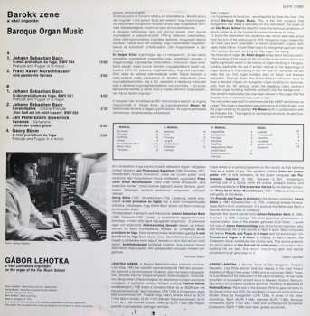 LP Johann Sebastian Bach: Baroque Organ Music