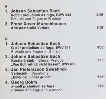 LP Johann Sebastian Bach: Baroque Organ Music
