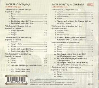 2CD Johann Sebastian Bach: Bach Trio Sonatas And Sonatas & Chorales