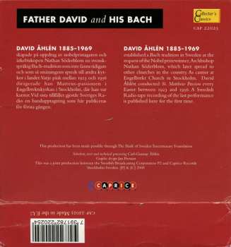 2CD/Box Set Johann Sebastian Bach: Father David & His Bach: St. Matthew Passion