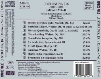 CD Slovak Radio Symphony Orchestra: J. Strauss, Jr:  Edition • Vol. 41