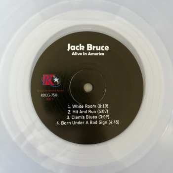 2LP Jack Bruce And Friends: Alive In America CLR | LTD