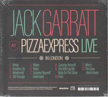 CD Jack Garratt: Pizzaexpress Live In London