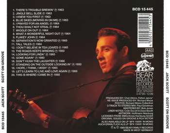 CD Jack Scott: Jack Scott On Groove