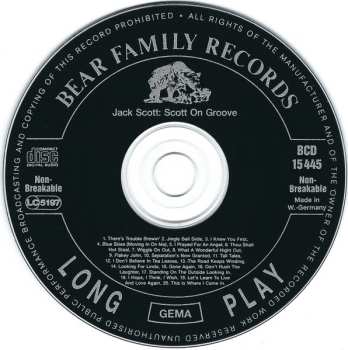 CD Jack Scott: Jack Scott On Groove