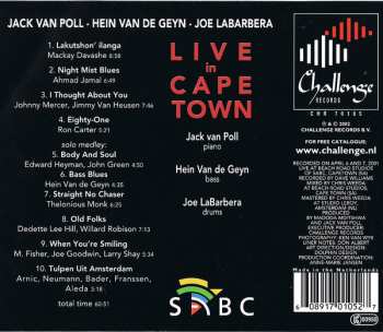 CD Jack van Poll: Live In Cape Town