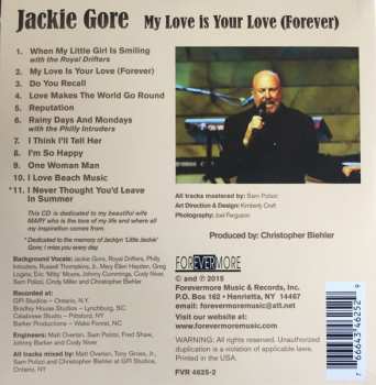 CD Jackie Gore: My Love Is Your Love (Forever)