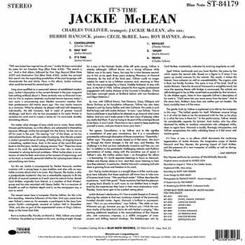 LP Jackie McLean: It's Time!