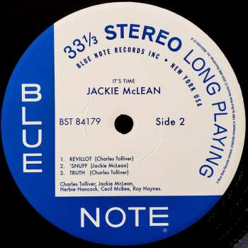 LP Jackie McLean: It's Time!