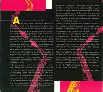 CD Jackie McLean: The Jackie Mac Attack  Live