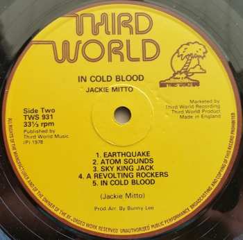 LP Jackie Mittoo: In Cold Blood